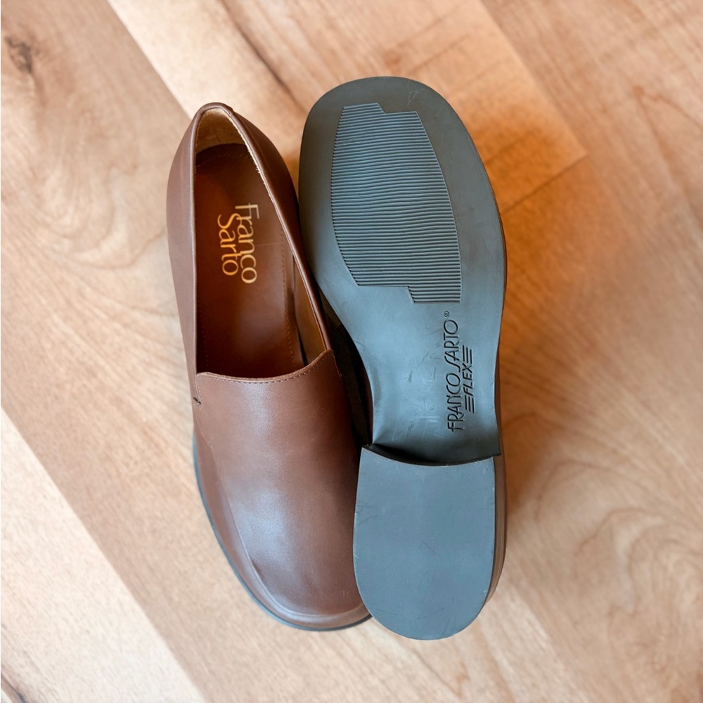 Franco Sarto Bocca Women's Slip-On Leather Loafers - Picture 5 of 10